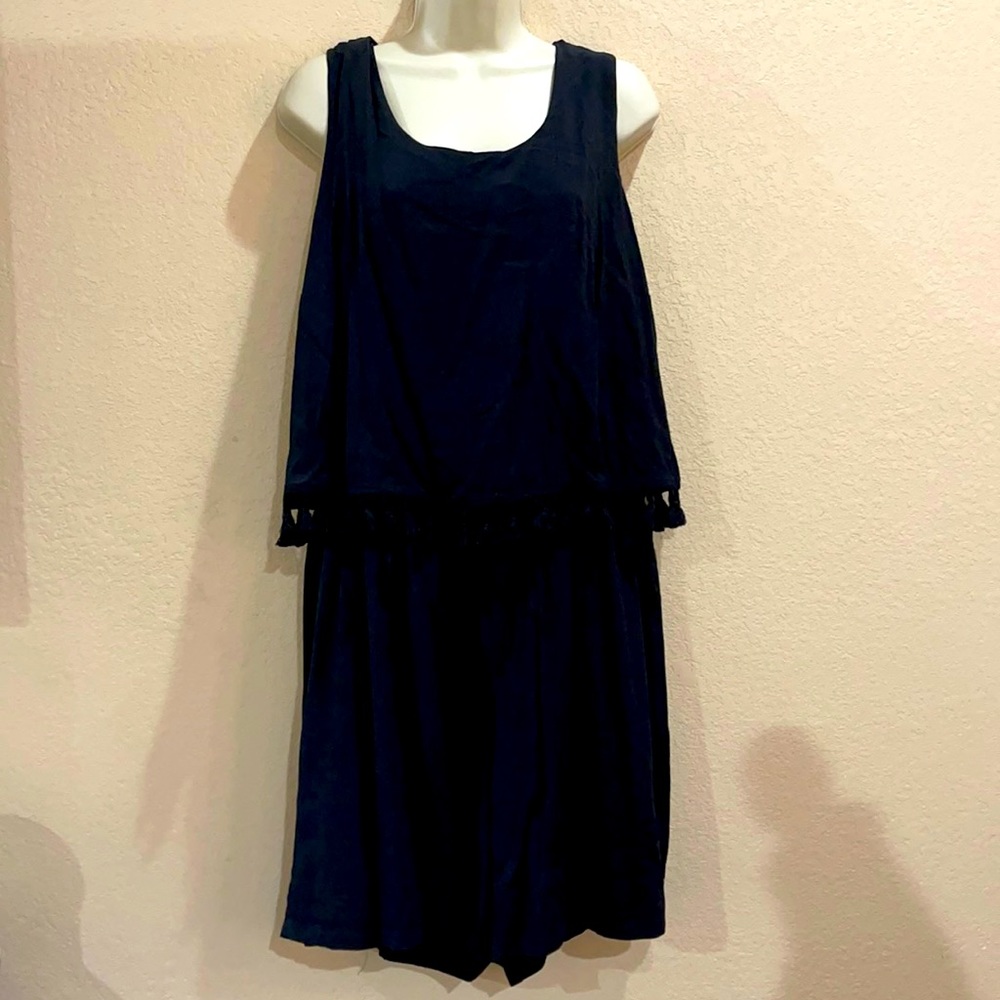 Lane Bryant Black Short Romper